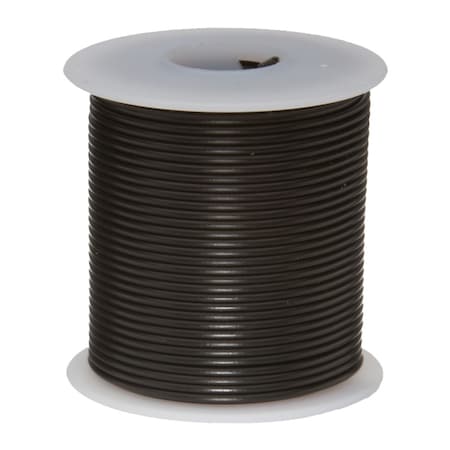 16 AWG Gauge Primary Wire, Stranded Hook Up Wire, 25 Ft Length, Black, 0.0508 Diameter, 60 Volts